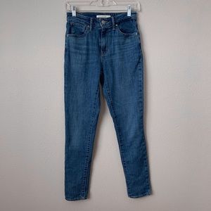 Levi’s 721 High Rise Skinny Blue Jeans